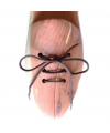 Lacci scarpe tondi in cotone cerato da 2,2 mm neri per scarpe classiche | Prestige Shoe Laces