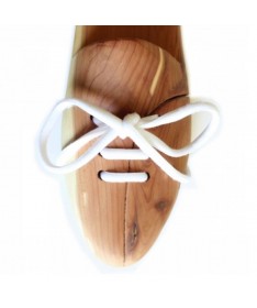 Lacci scarpe da ginnastica bianchi ovali | Prestige Shoe Laces