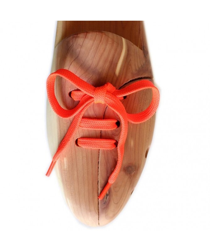 Lacci scarpe sneakers piatti rosso fluo | Prestige Shoe Laces