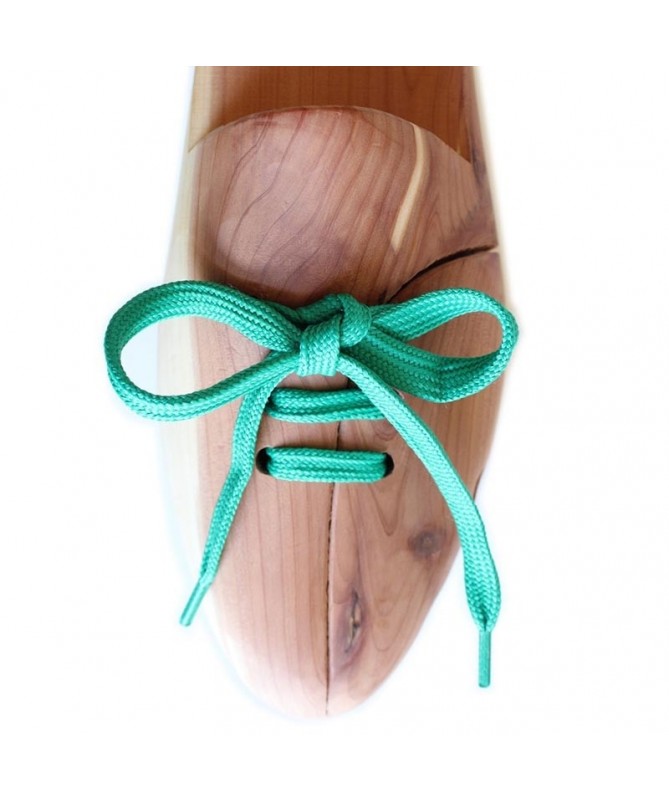 Lacci scarpe sneakers piatti verde smeraldo | Prestige Shoe Laces