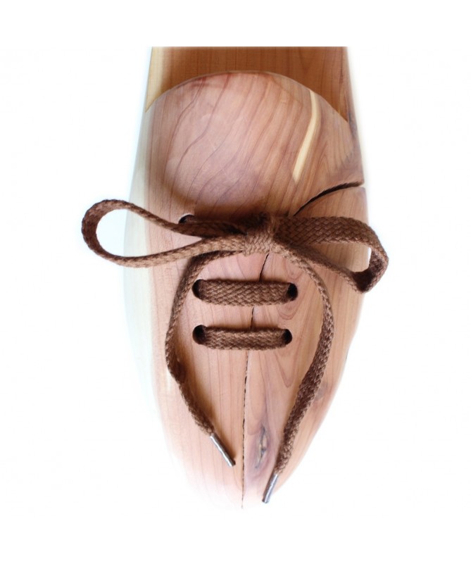 Lacci per scarpe sportive, colore marrone medio | Prestige Shoe Laces
